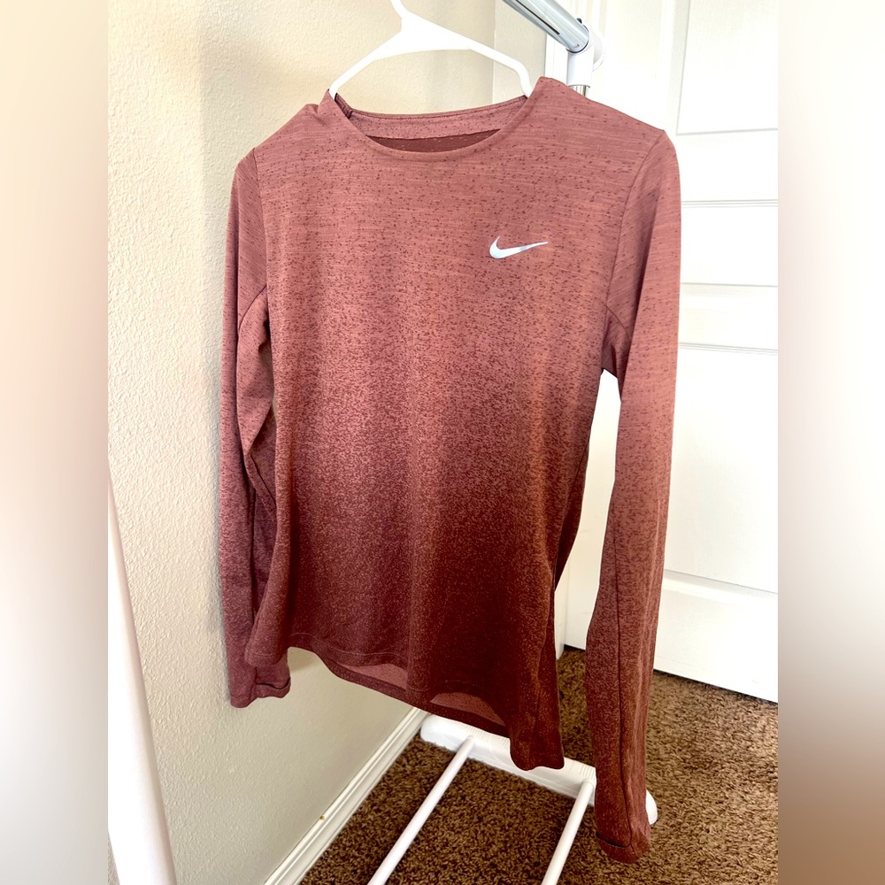 Nike Dri-Fit long sleeve workout shirt size M